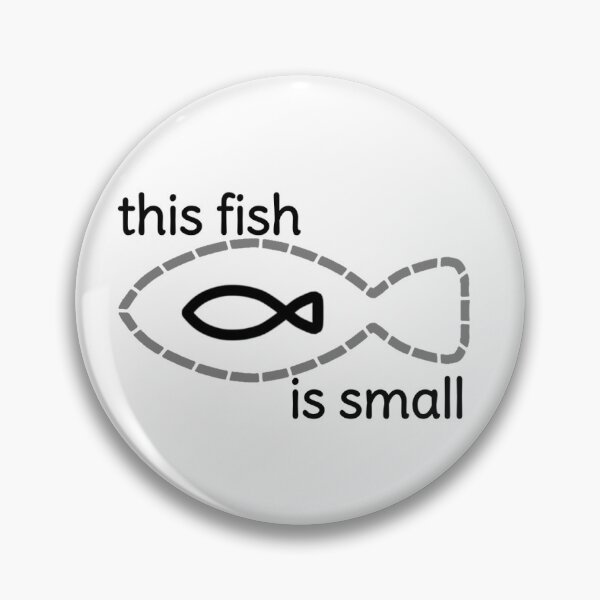 Item preview, This Fish Is Small designed and sold by art-with-adrien.