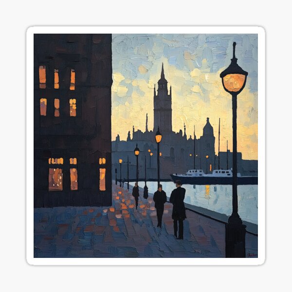 Item preview, Liverpool | Post-impressionist painting style designed and sold by ComicsFactory.
