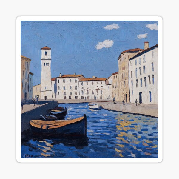 Item preview, Livorno | Post-impressionist painting style designed and sold by ComicsFactory.