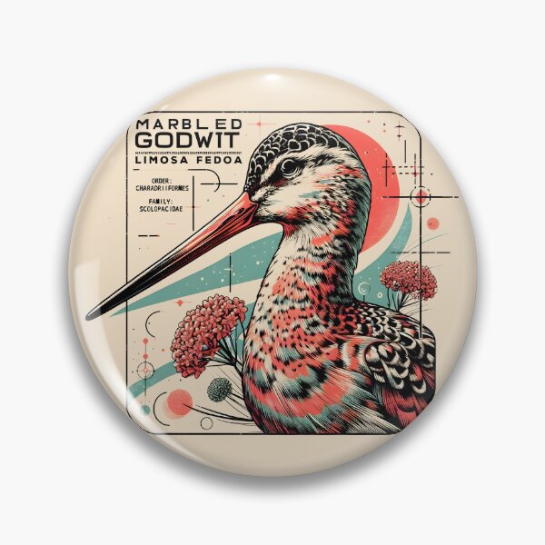 Item preview, Marbled Godwit 9 designed and sold by theAVIARY7.