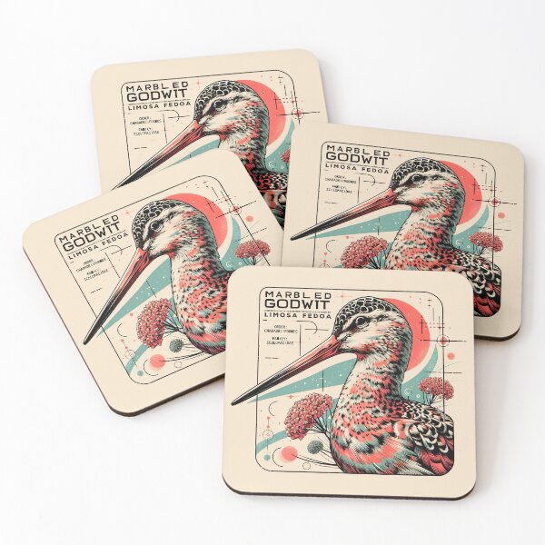 Item preview, Marbled Godwit 9 designed and sold by theAVIARY7.
