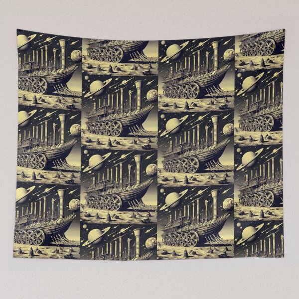 Item preview, surreal fantastic ship designed and sold by Dogandesighn.