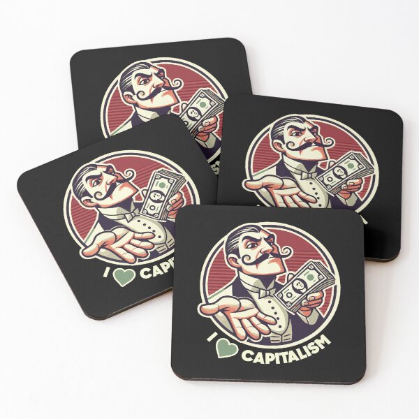 Item preview, I Love Capitalism Retro Money Tycoon Design designed and sold by Victor Shadehorn.