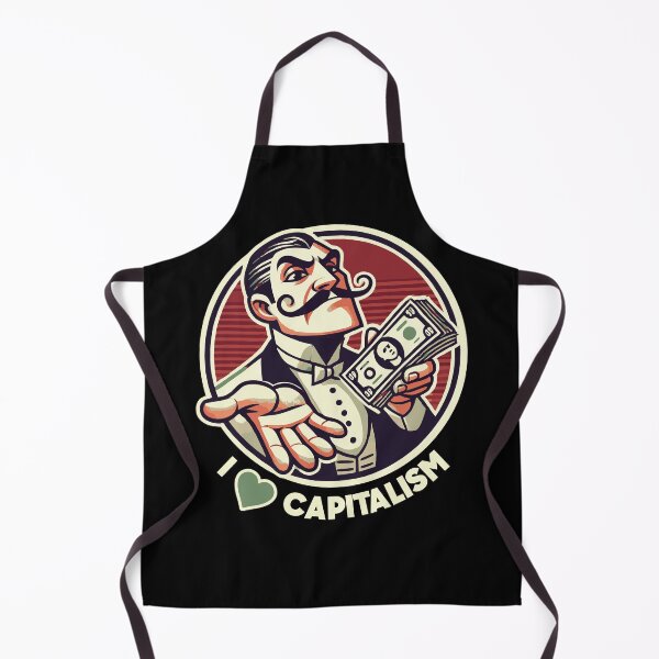 Item preview, I Love Capitalism Retro Money Tycoon Design designed and sold by Victor Shadehorn.