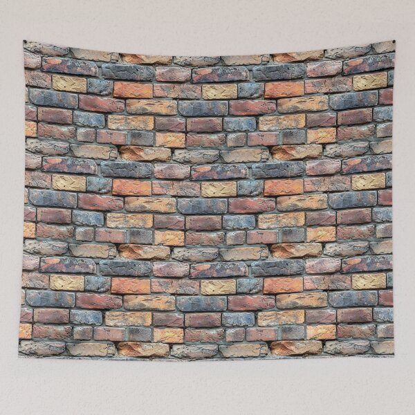 Item preview, Weathered Multi-Colored Brick Wall designed and sold by NTGUILTY.