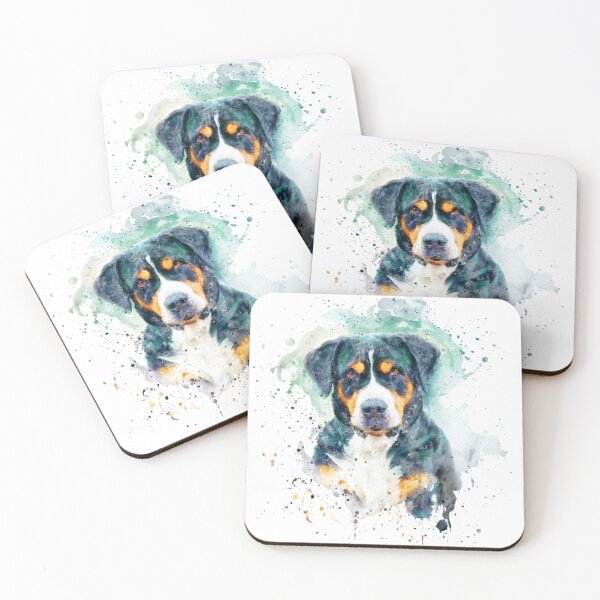 Item preview, Bernese Dog Watercolor designed and sold by caracatita75.