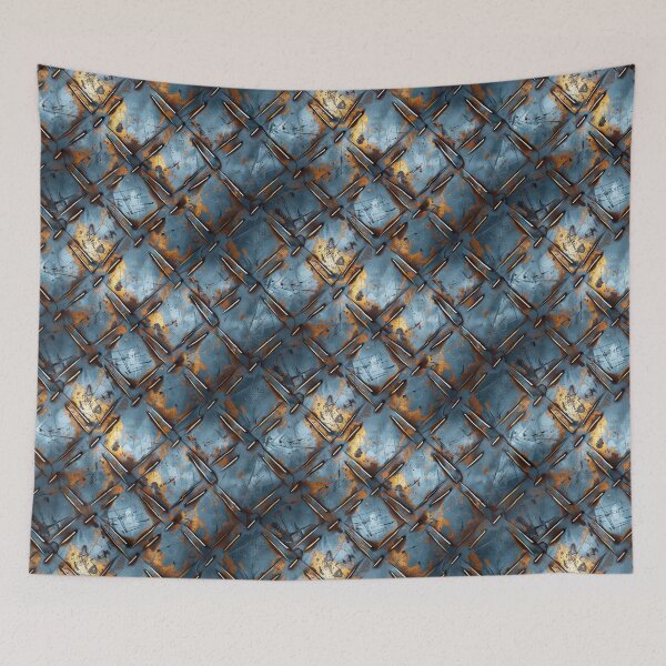 Item preview, Scratched and Rusty Diamond Plate Metal designed and sold by NTGUILTY.