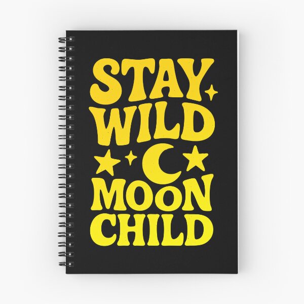 Item preview, Stay Wild Moon Child Retro Celestial Quote Design designed and sold by Victor Shadehorn.