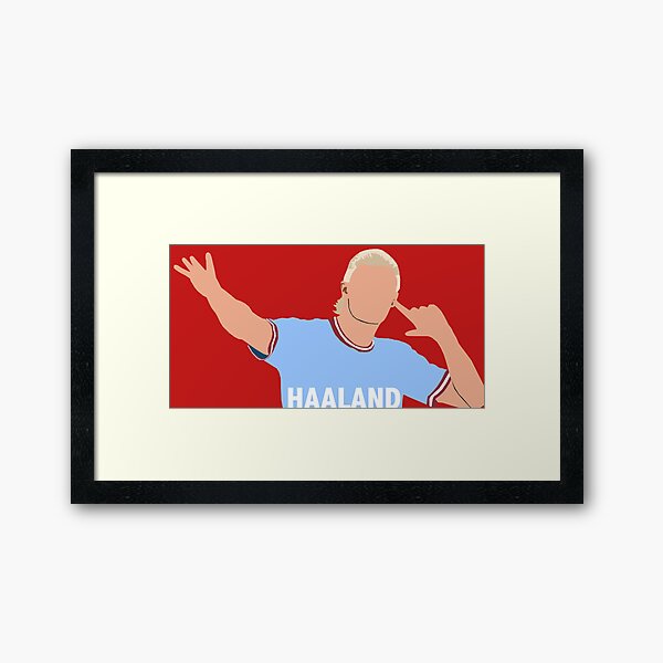 Item preview, Illustration d'Erling Haaland designed and sold by ZooStateofMind.
