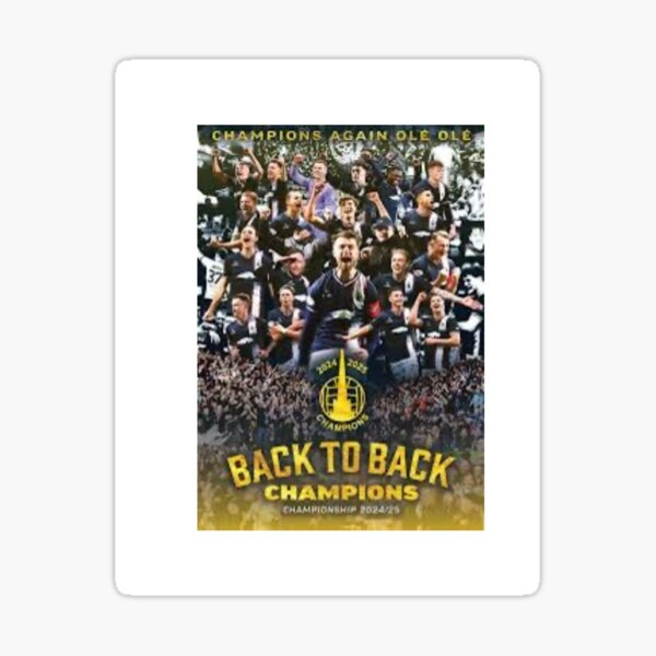 Item preview, Falkirk Champions Back to Back designed and sold by DreamAcademy.