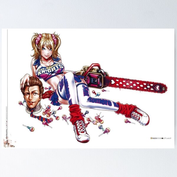 Item preview, lollipop chainsaw promo art designed and sold by bamboofluff.