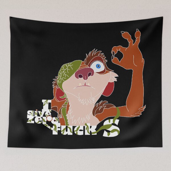 Item preview, I Give Zero Fucks - Buck designed and sold by TheRedPrincess.