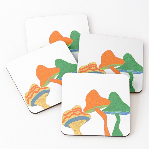 Item preview, Trippy Abstract Shroomies designed and sold by Doodle & Wheel.