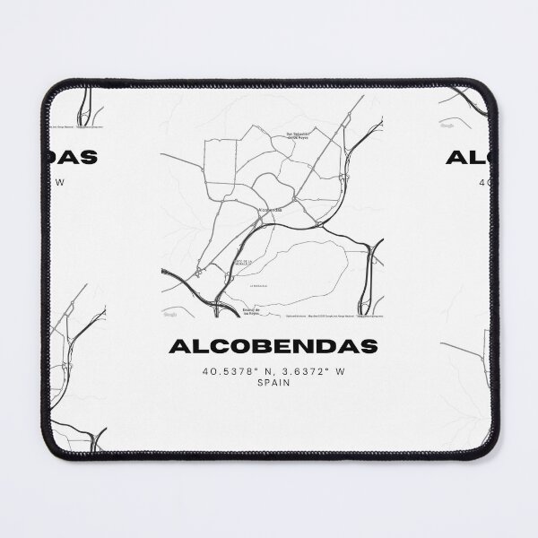 Item preview, Alcobendas Spain Map Print – Modern Minimalist Wall Art designed and sold by RM-Journey.