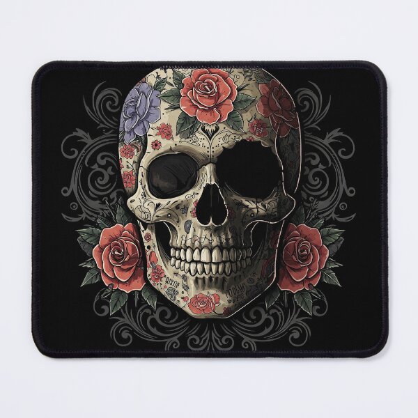 Item preview, Skull and Roses designed and sold by StitchNRebl.