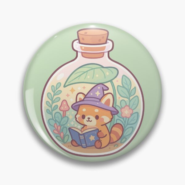 Item preview, Kawaii Red Panda Reading Book Pastel Goth designed and sold by TomFrontierArt.