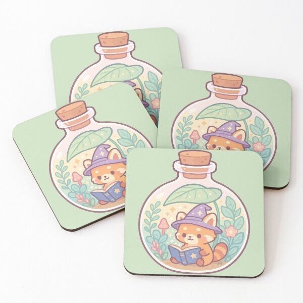 Item preview, Kawaii Red Panda Reading Book Pastel Goth designed and sold by TomFrontierArt.