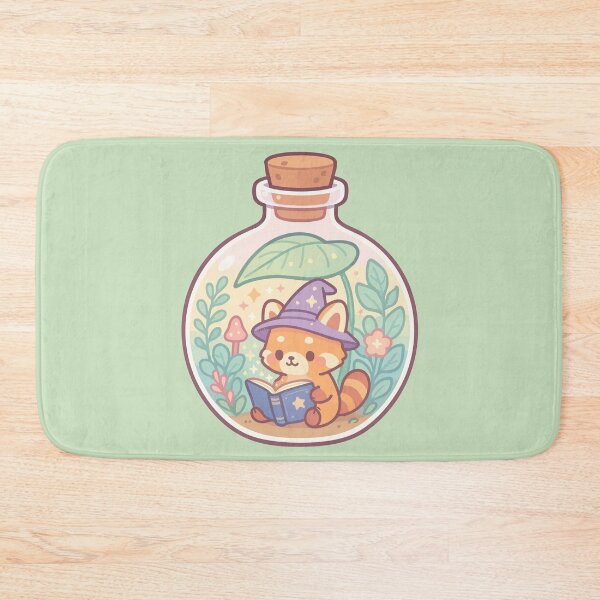 Item preview, Kawaii Red Panda Reading Book Pastel Goth designed and sold by TomFrontierArt.