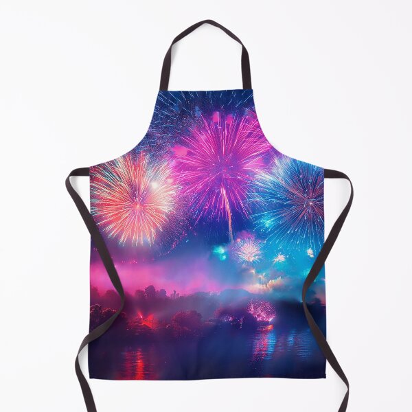 Item preview, Fireworks at night over a river designed and sold by Design your dreams.