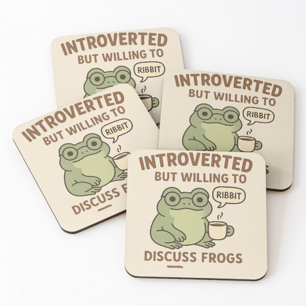 Item preview, Introverted Frog designed and sold by Junipurr’s Corner .