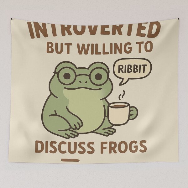 Item preview, Introverted Frog designed and sold by Junipurr’s Corner .