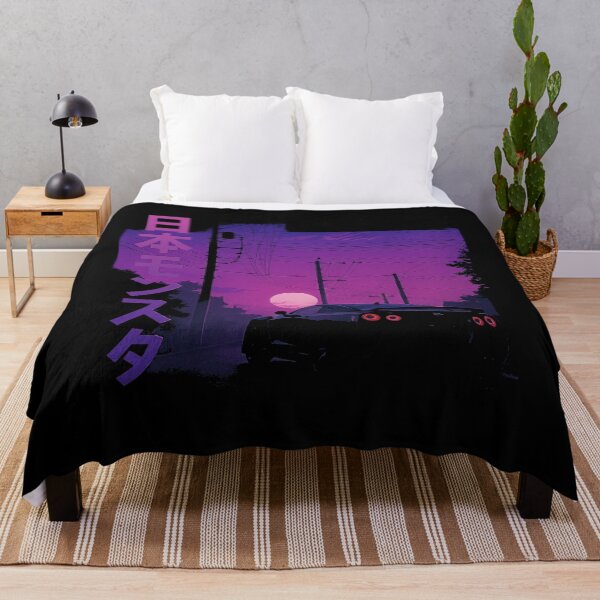Item preview, Vaporwave Nissan GT-R R35 – Japanese Monster Sunset Street Scene designed and sold by TheArtOfCar.