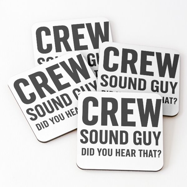 Item preview, CREW – Sound Guy “Did You Hear That?” Horror Film Audio Shirt designed and sold by Horror Camp.