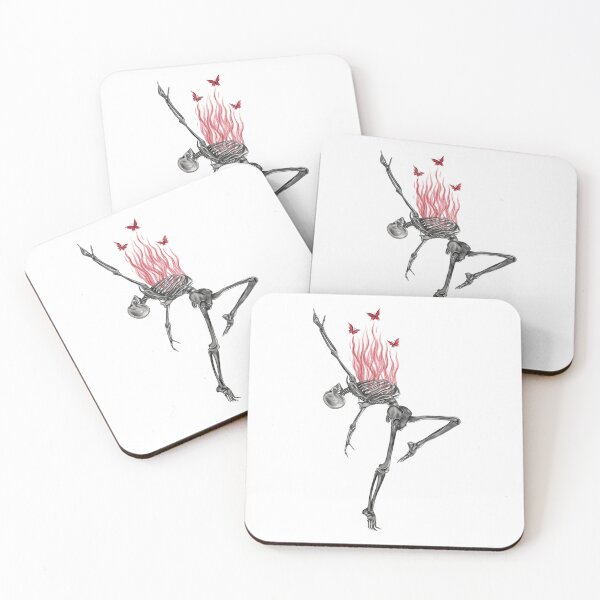 Item preview, The Soul of a Ballerina - Skeleton concept illustrations designed and sold by Scarlet Swan.