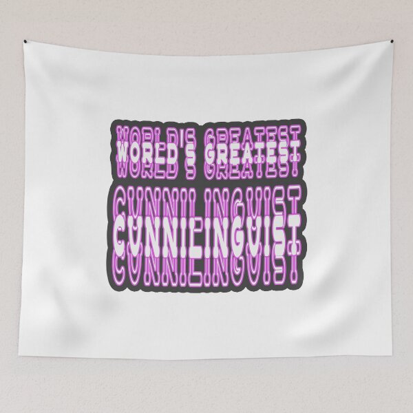 Item preview, World's Greatest Cunnilinguist  Word Art  designed and sold by WLHmedia.com .