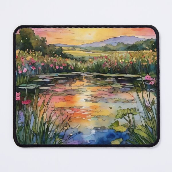 Item preview, Colorful Pond Sunrise designed and sold by Debbie Schulte.