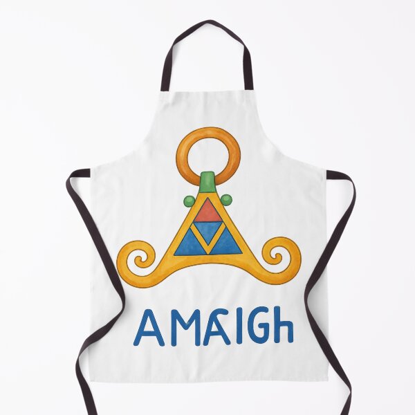 Item preview, Amazigh Fibula with Tifinagh Art – Watercolor Style designed and sold by ALITOPRINCE.