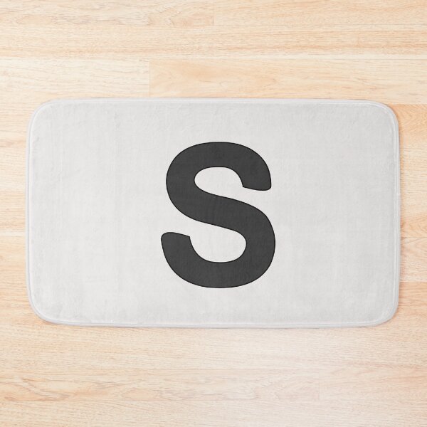 Item preview, letter s black designed and sold by ZiphGames.