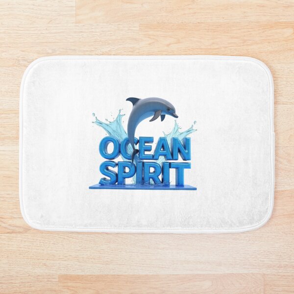 Item preview, Ocean Spirit – 3D Dolphin Splash Marine Design designed and sold by Drawevo.