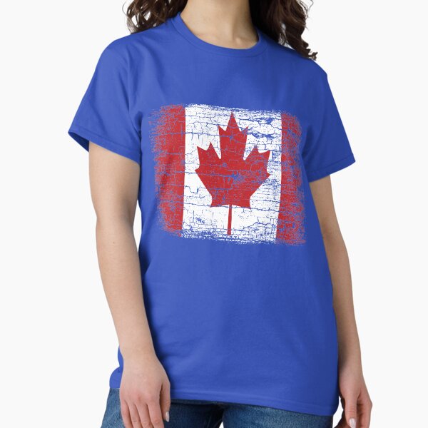 Item preview, Vintage Canada Flag T Shirt design designed and sold by EthosWear.