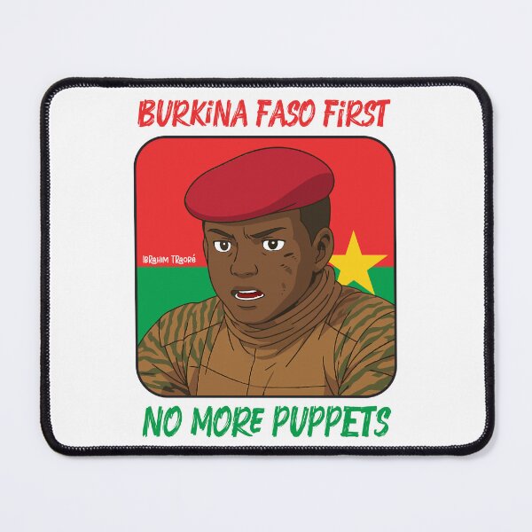 Item preview, Burkina Faso and Captain Ibrahim Traoré designed and sold by irfankokabi.