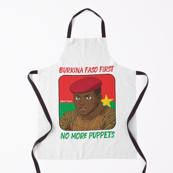 Item preview, Burkina Faso and Captain Ibrahim Traoré designed and sold by irfankokabi.
