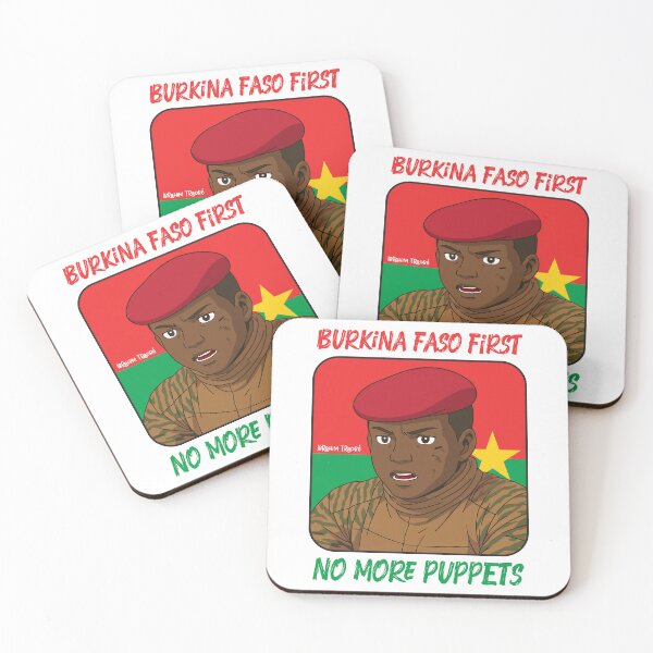 Item preview, Burkina Faso and Captain Ibrahim Traoré designed and sold by irfankokabi.