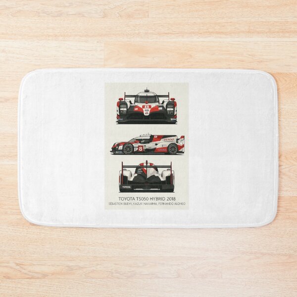 Item preview, Toyota TS050 Hybrid 2018 – Triple View Le Mans Winning Race Car Art designed and sold by TheArtOfCar.