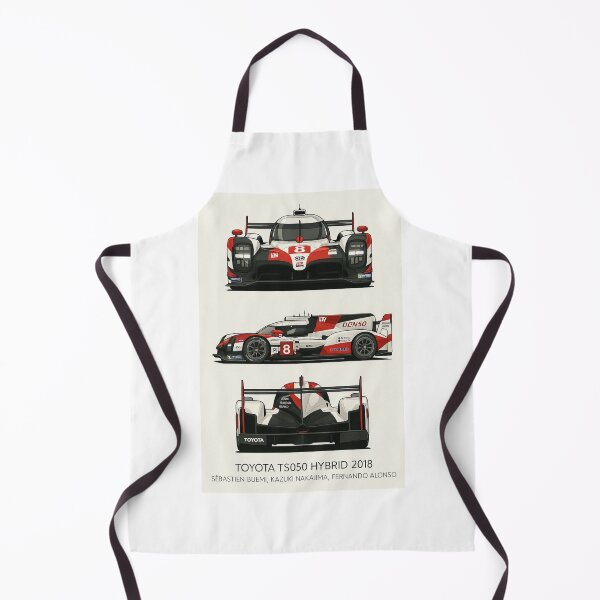 Item preview, Toyota TS050 Hybrid 2018 – Triple View Le Mans Winning Race Car Art designed and sold by TheArtOfCar.