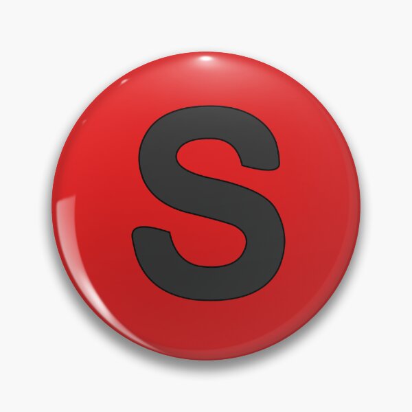 Item preview, letter s black designed and sold by ZiphGames.