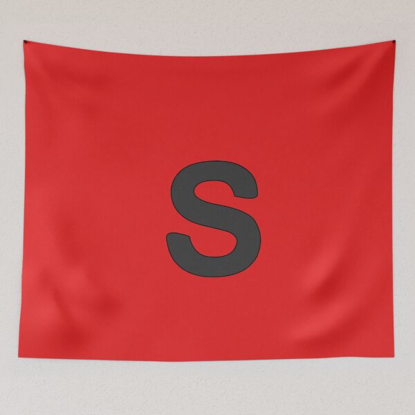 Item preview, letter s black designed and sold by ZiphGames.