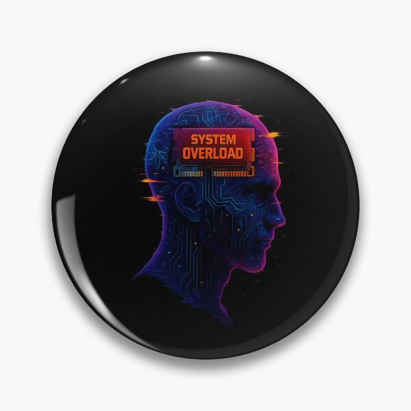 Item preview, System Overload – When your head is burning designed and sold by LevelUpDark.
