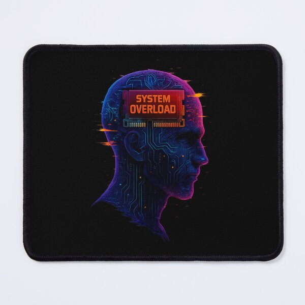 Item preview, System Overload – When your head is burning designed and sold by LevelUpDark.