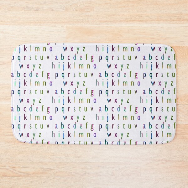 Item preview, Fun and Colorful English Alphabet Letters designed and sold by WD-Artist.