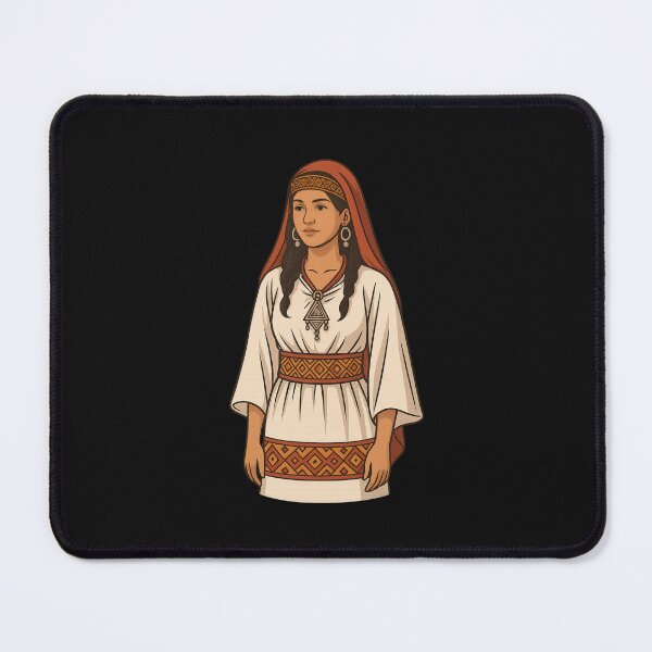 Item preview, Amazigh Woman in Traditional Attire – Cultural Portrait designed and sold by ALITOPRINCE.