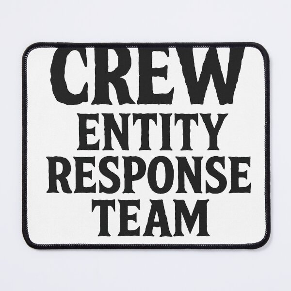 Item preview, CREW – Entity Response Team Paranormal Crew Logo designed and sold by Horror Camp.