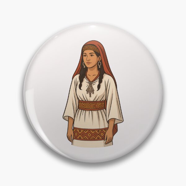 Item preview, Amazigh Woman in Traditional Attire – Cultural Portrait designed and sold by ALITOPRINCE.