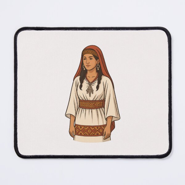 Item preview, Amazigh Woman in Traditional Attire – Cultural Portrait designed and sold by ALITOPRINCE.