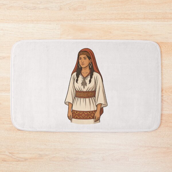 Item preview, Amazigh Woman in Traditional Attire – Cultural Portrait designed and sold by ALITOPRINCE.