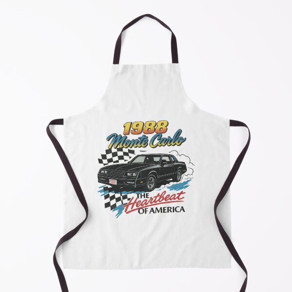 Item preview, 1988 Chevy Monte Carlo – Retro Muscle Car Art with "Heartbeat of America" Vintage Style designed and sold by TheArtOfCar.